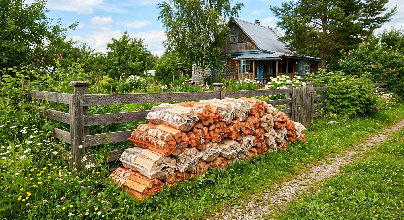 Дрова для дачи в Дрезне